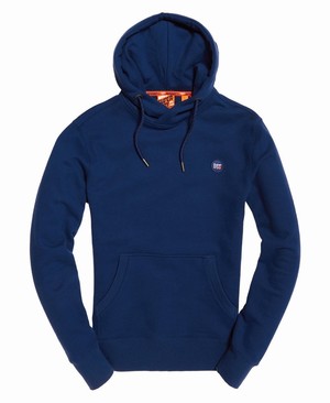 Superdry Collective Férfi Kapucnis Pulóver Kék | CVGFY4015